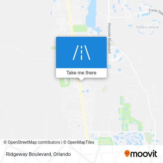 Mapa de Ridgeway Boulevard
