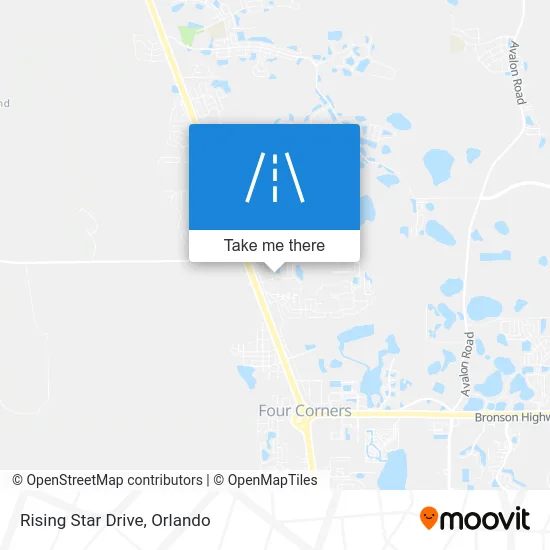 Rising Star Drive map