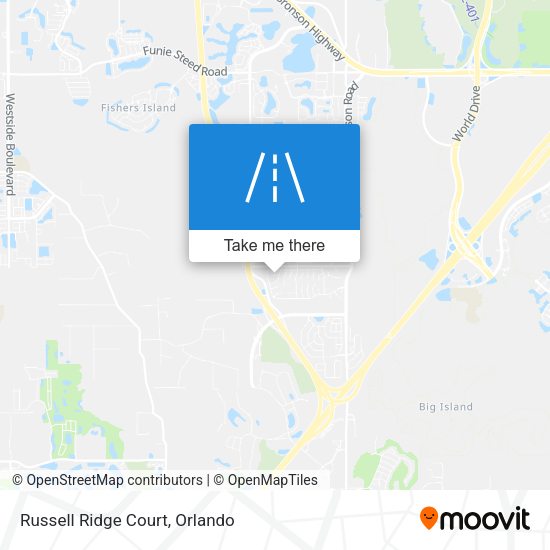 Russell Ridge Court map