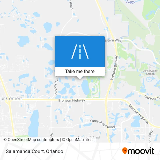 Salamanca Court map