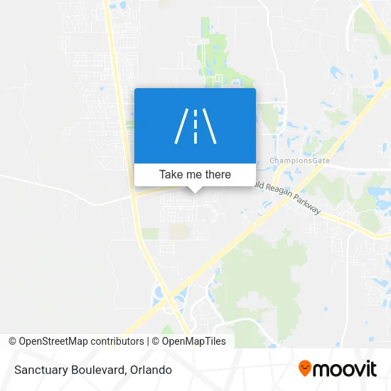 Sanctuary Boulevard map