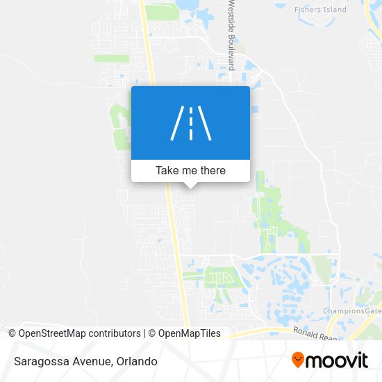 Mapa de Saragossa Avenue