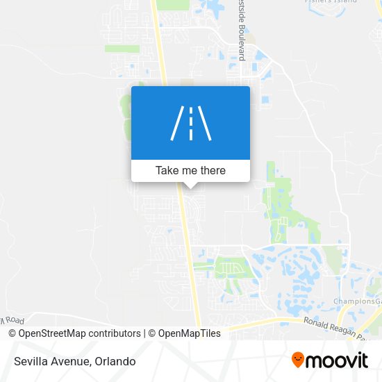 Mapa de Sevilla Avenue