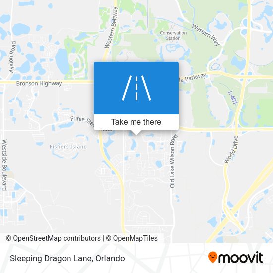 Sleeping Dragon Lane map