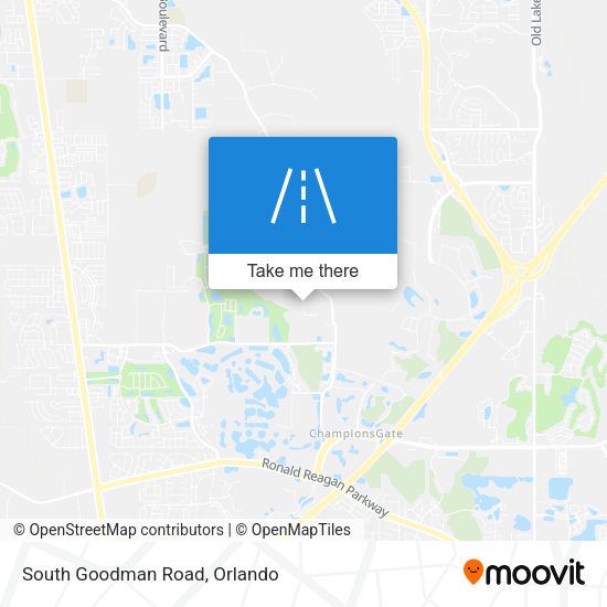South Goodman Road map
