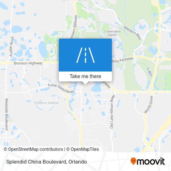 Splendid China Boulevard map