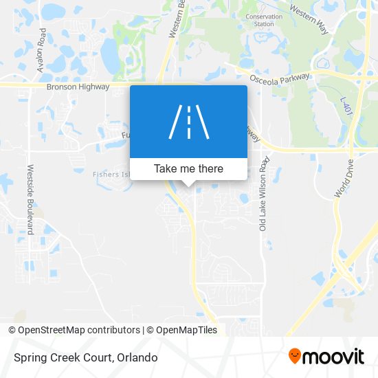 Spring Creek Court map