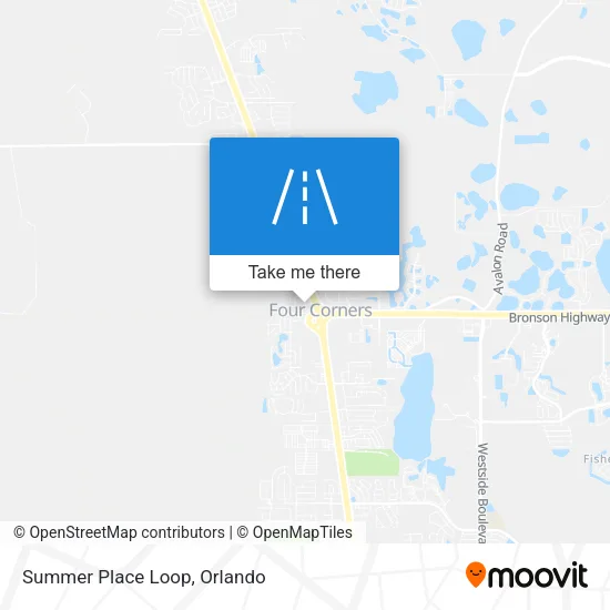 Summer Place Loop map