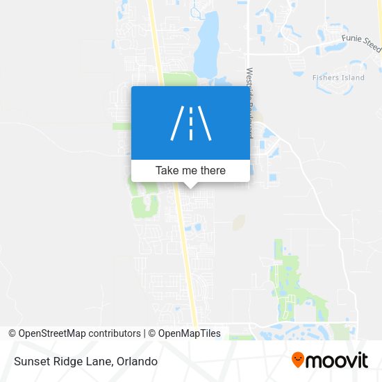 Mapa de Sunset Ridge Lane