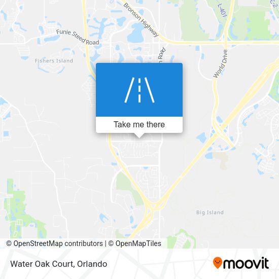 Mapa de Water Oak Court