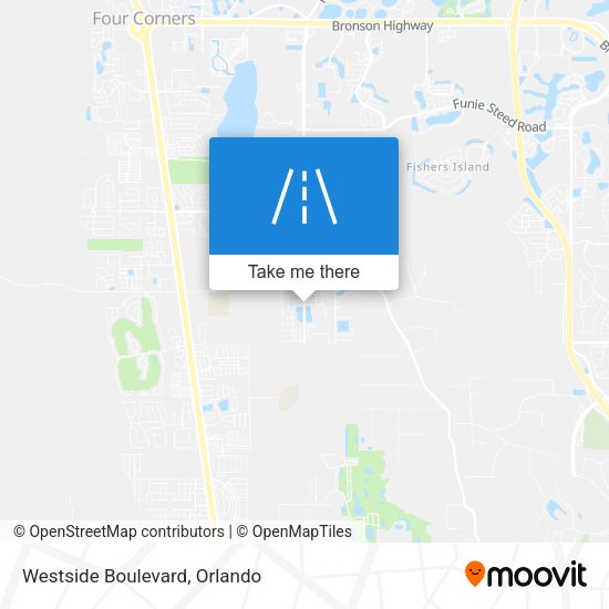 Mapa de Westside Boulevard