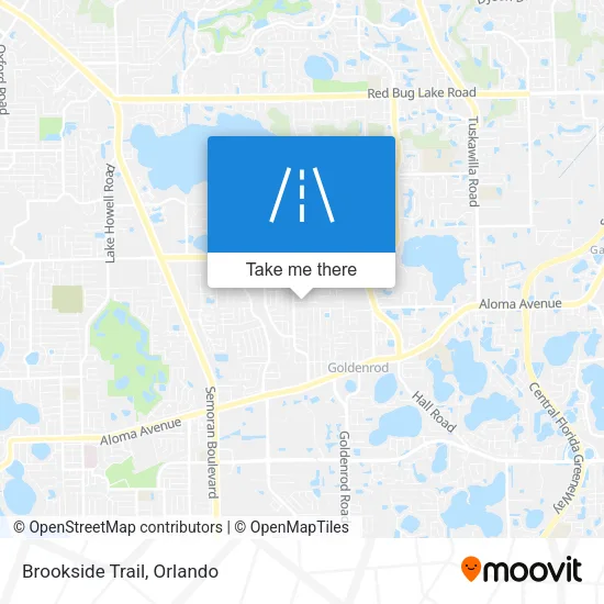 Brookside Trail map