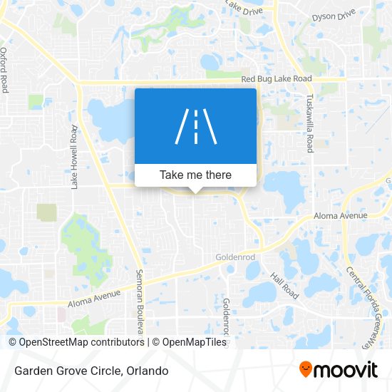 Mapa de Garden Grove Circle