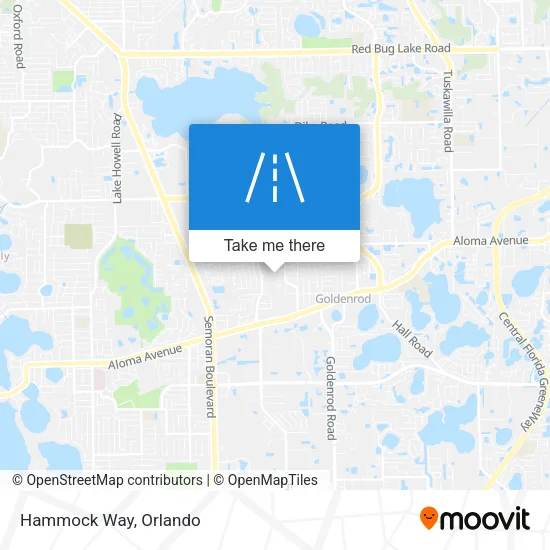Hammock Way map