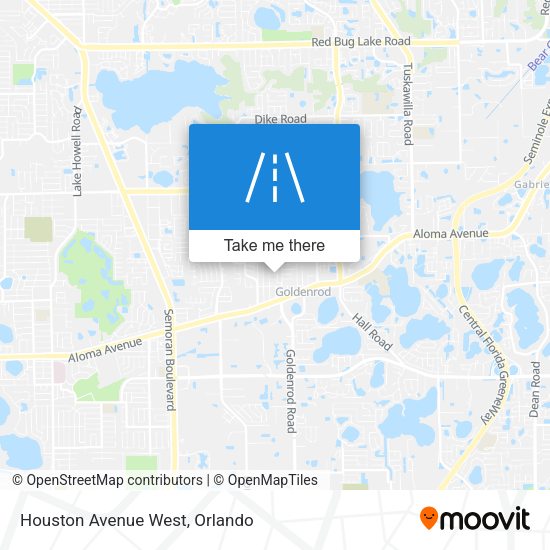 Houston Avenue West map