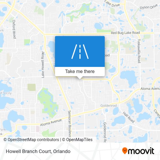 Mapa de Howell Branch Court