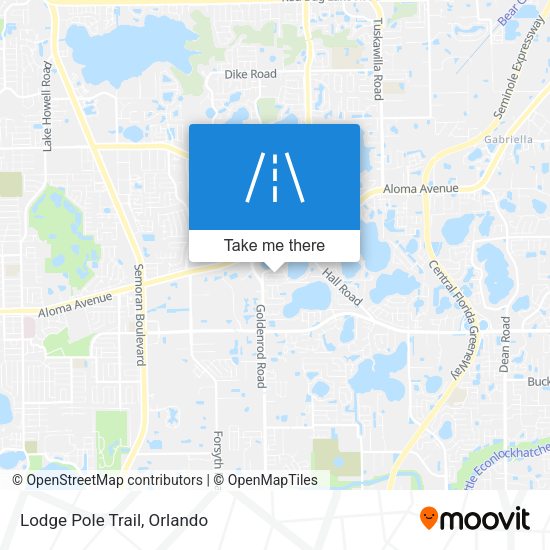 Mapa de Lodge Pole Trail
