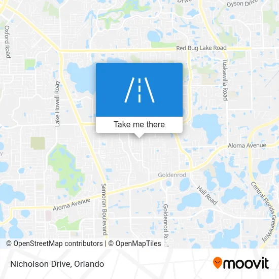 Nicholson Drive map