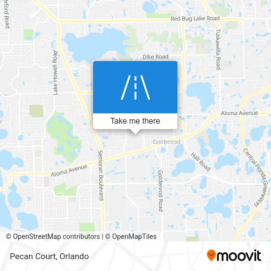 Pecan Court map