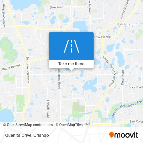 Quenita Drive map
