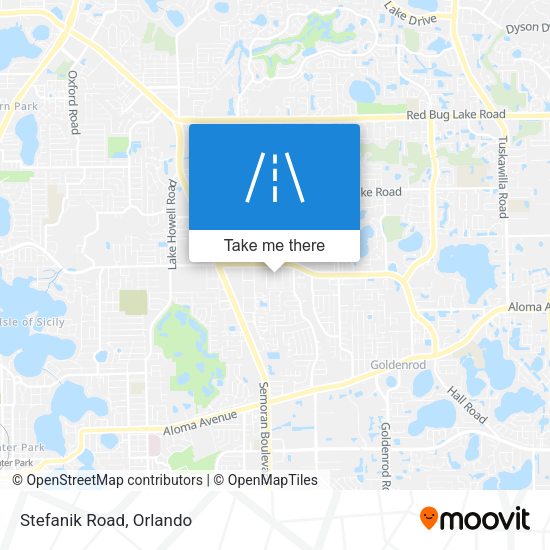 Mapa de Stefanik Road