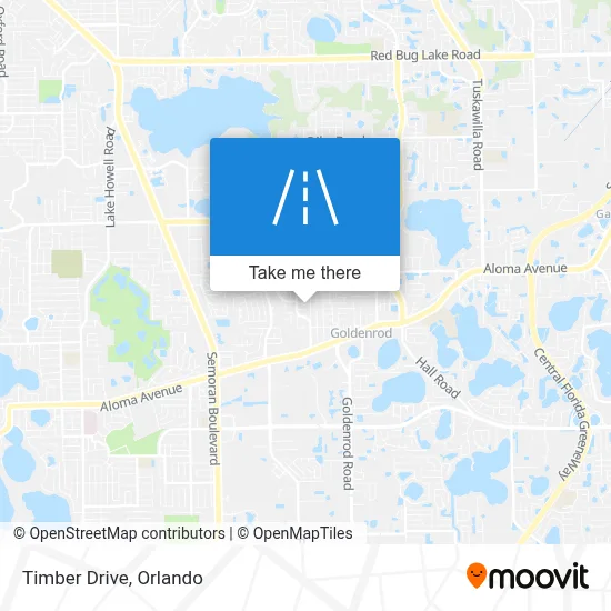 Timber Drive map