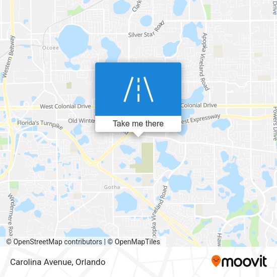 Mapa de Carolina Avenue