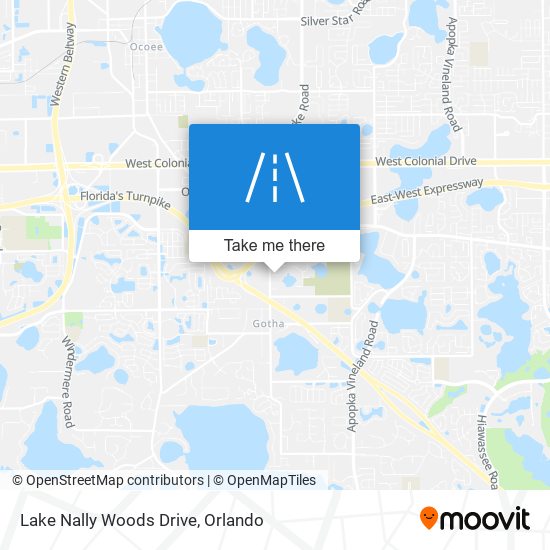 Mapa de Lake Nally Woods Drive