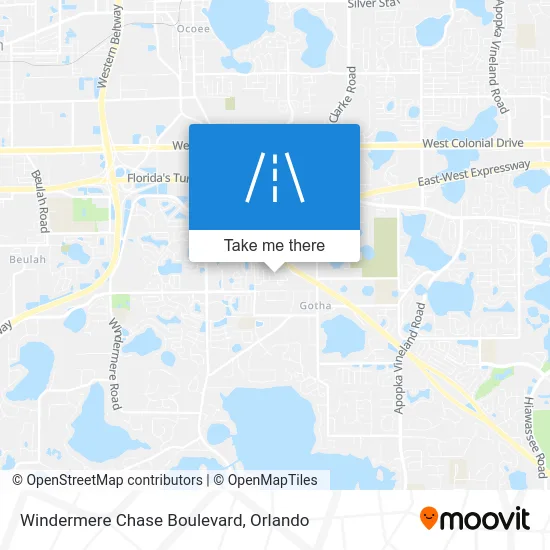 Windermere Chase Boulevard map