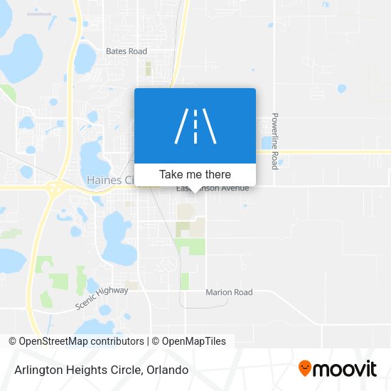 Mapa de Arlington Heights Circle