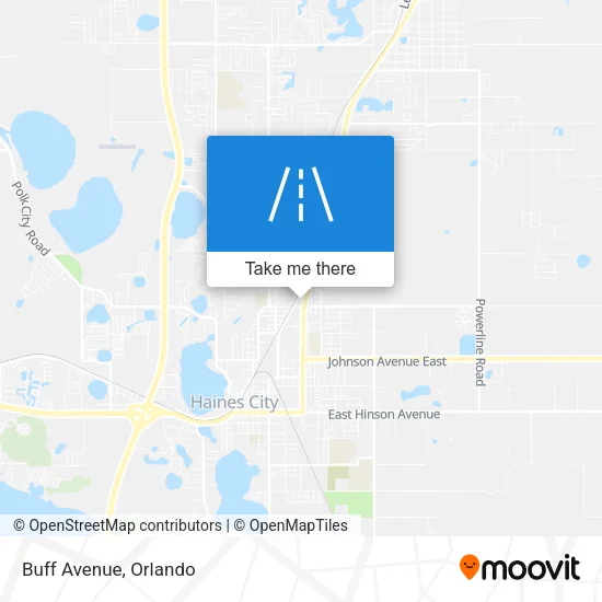 Buff Avenue map