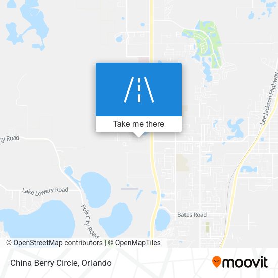 Mapa de China Berry Circle