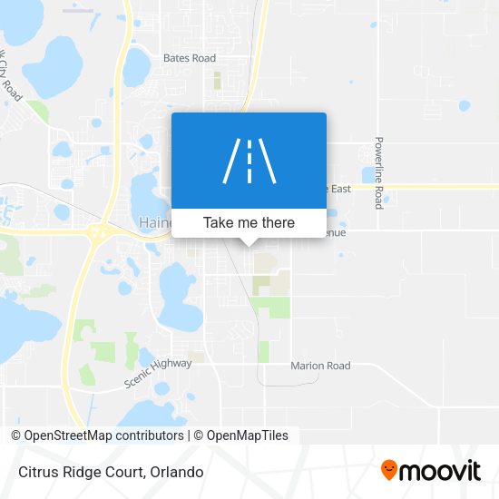Mapa de Citrus Ridge Court