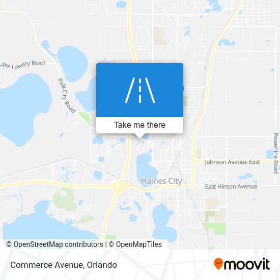 Mapa de Commerce Avenue