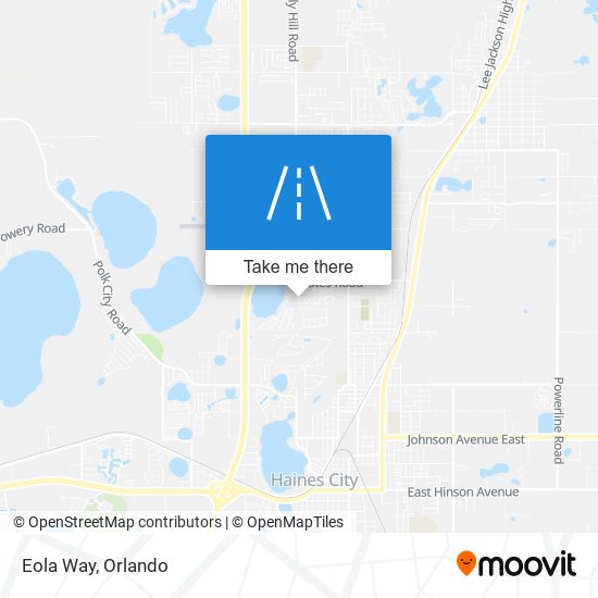 Eola Way map