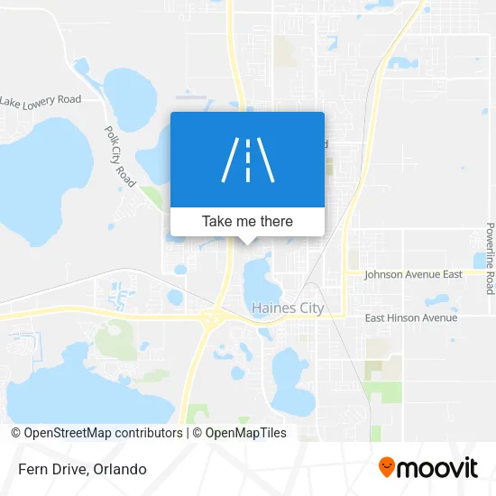 Fern Drive map