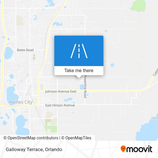 Mapa de Galloway Terrace
