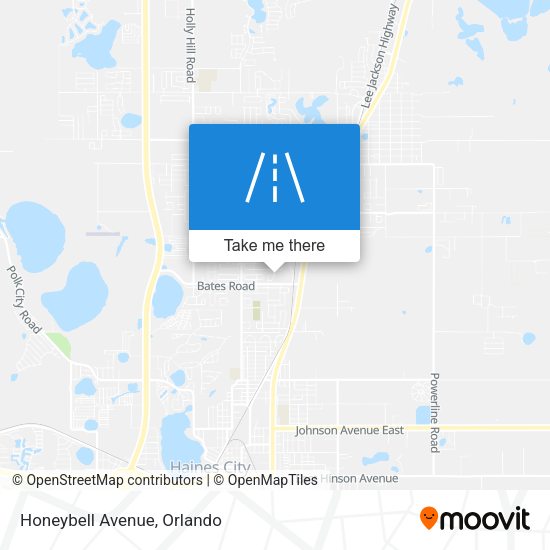 Mapa de Honeybell Avenue
