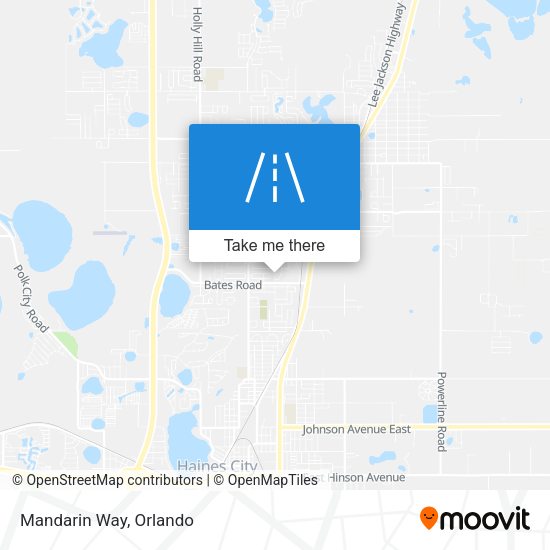 Mapa de Mandarin Way