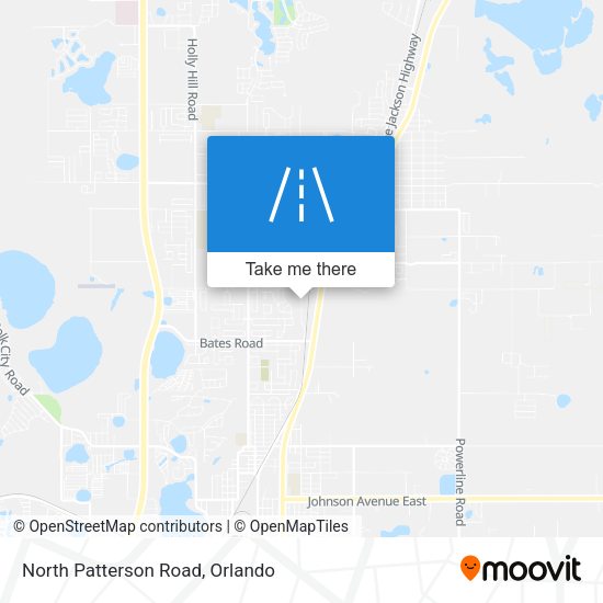 North Patterson Road map