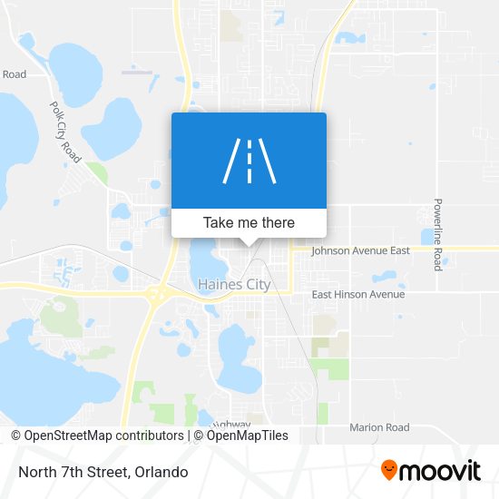 Mapa de North 7th Street