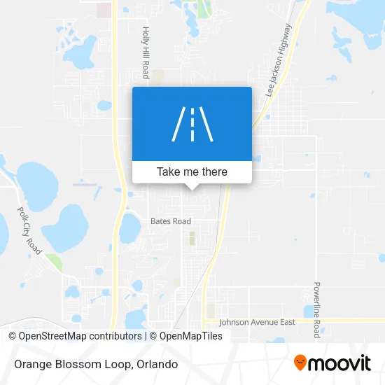 Orange Blossom Loop map