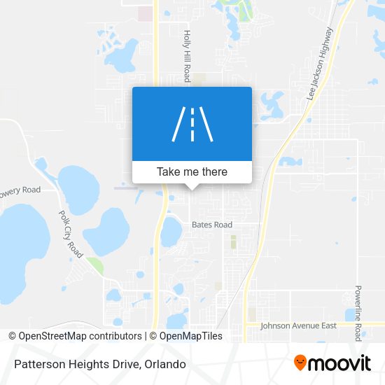 Patterson Heights Drive map