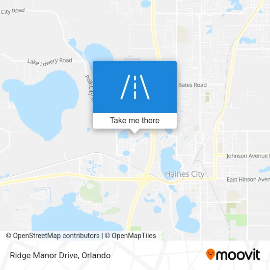 Ridge Manor Drive map