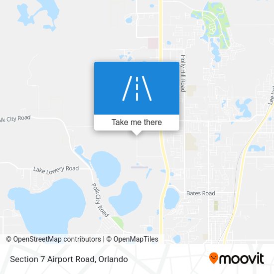 Section 7 Airport Road map