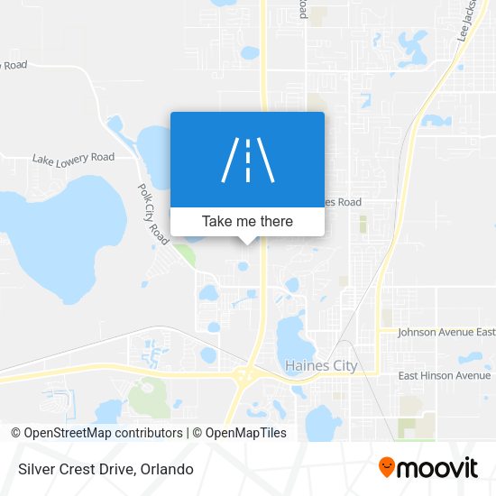 Mapa de Silver Crest Drive