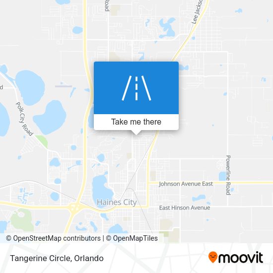 Tangerine Circle map