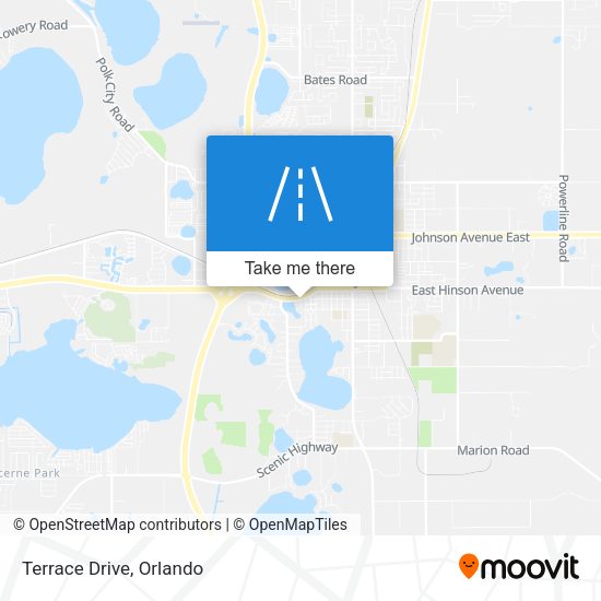 Mapa de Terrace Drive