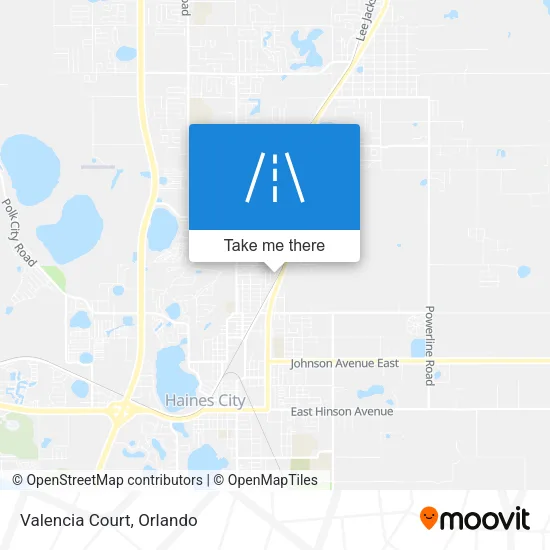 Valencia Court map