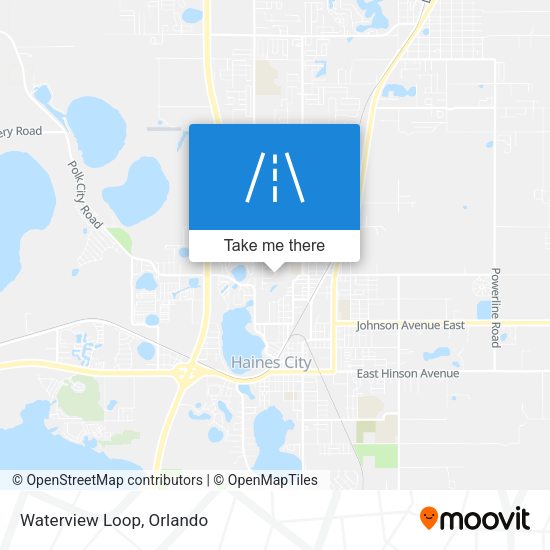 Mapa de Waterview Loop
